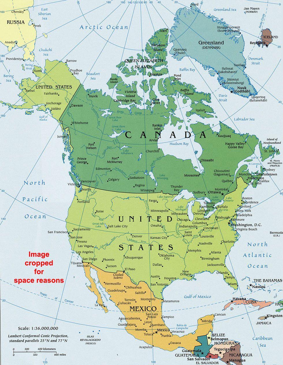 North America Map Wallpapers - Top Free North America Map Backgrounds ...