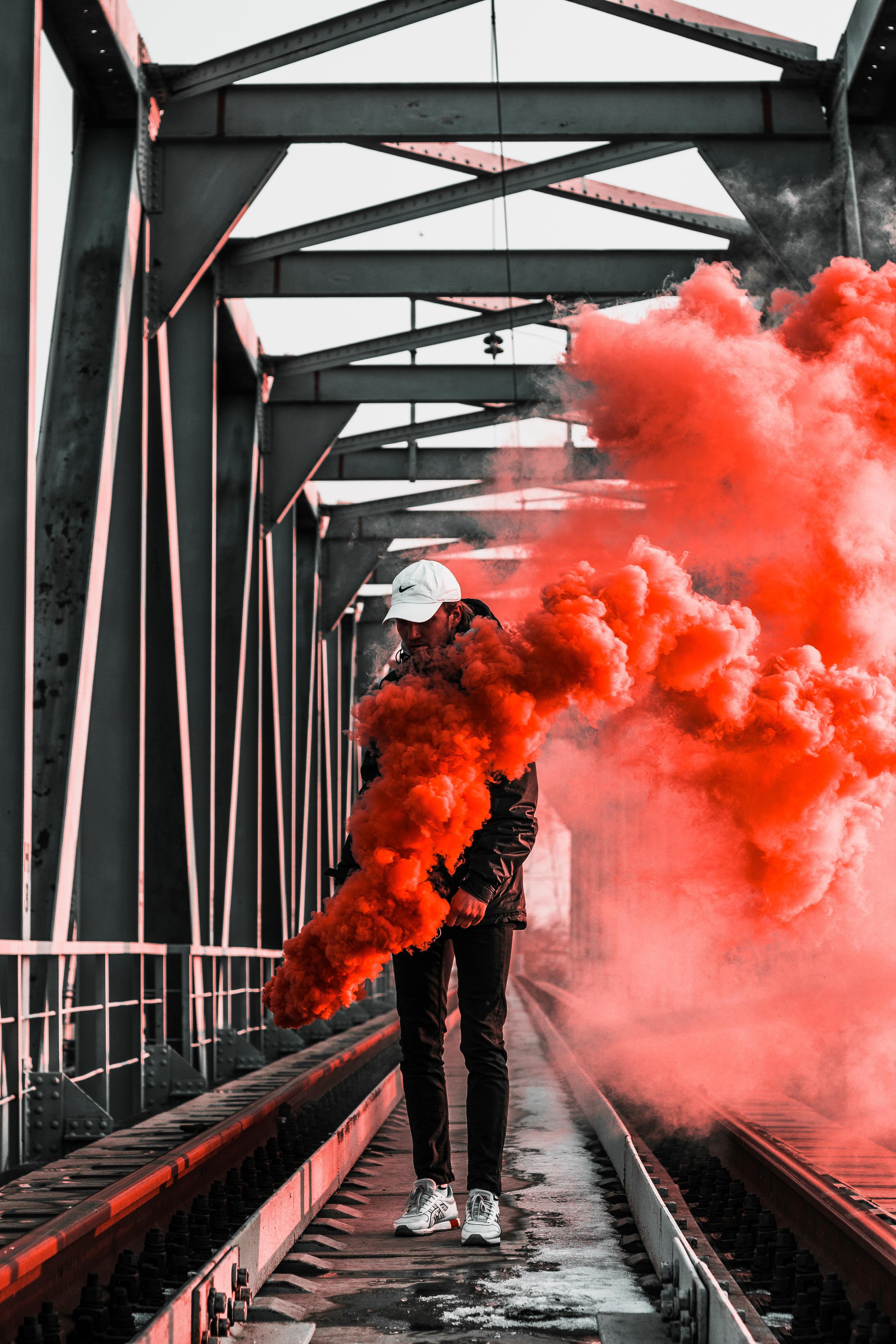 3456x5184 Urbex People Wallpaper Smoke Bomb, Download Wallpaper