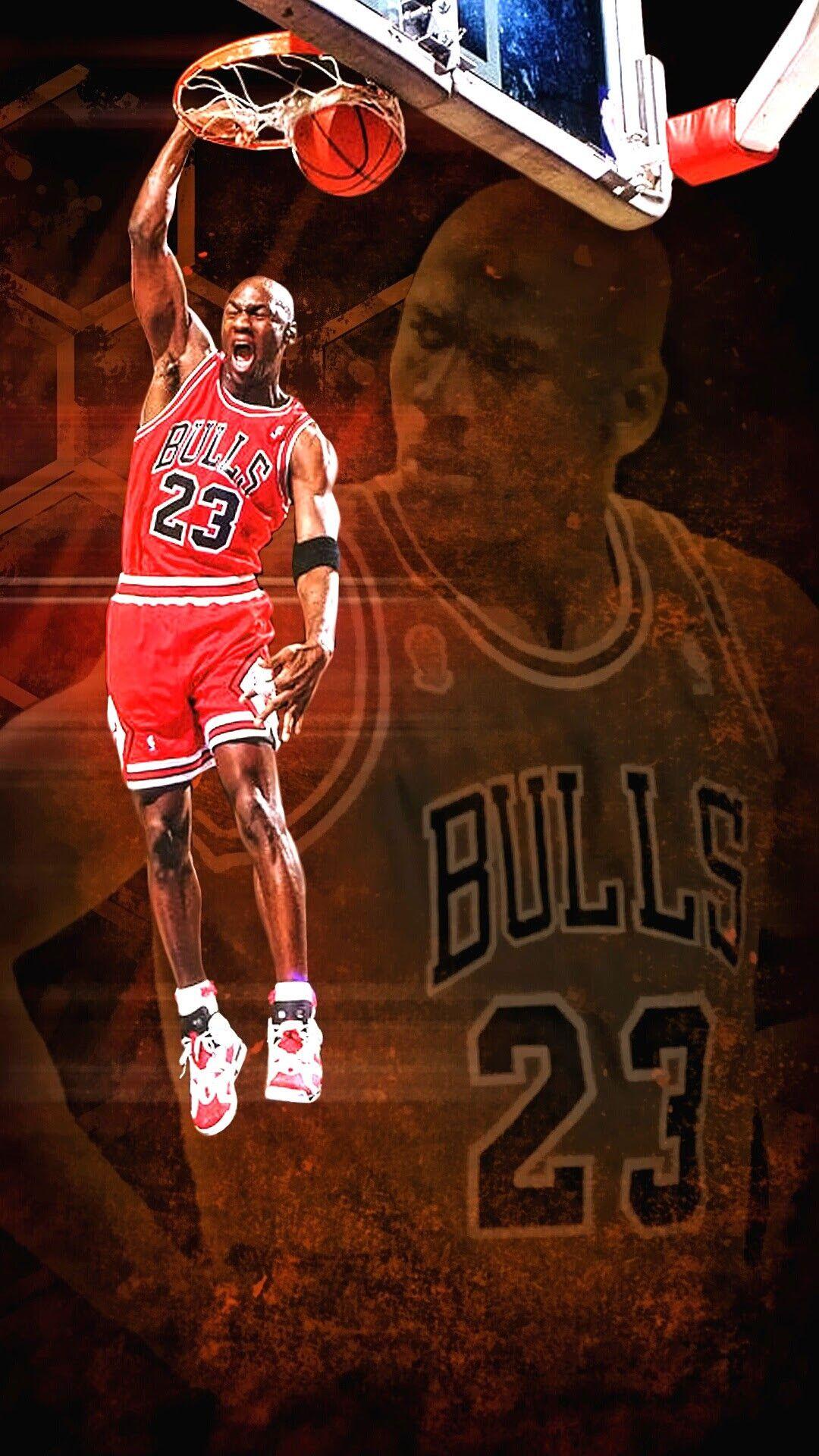 Michael Jordan Slam Dunk Wallpaper Poster