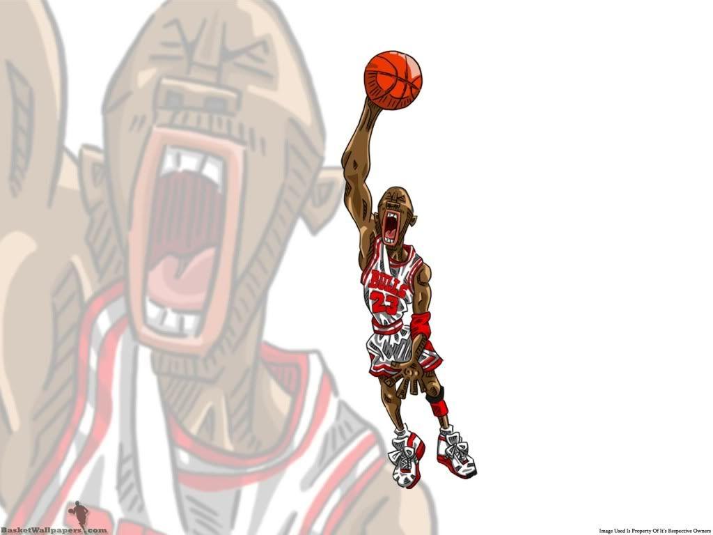 1024x768 Dynamic Style: michael jordan dunk wallpaper