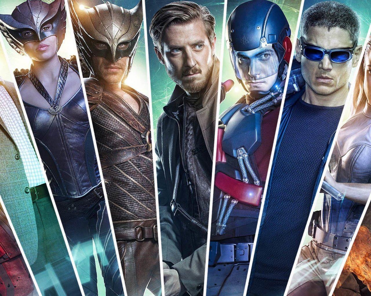 1280x1024 Wallpaper Legends of Tomorrow, TV series, characters 1920x1080