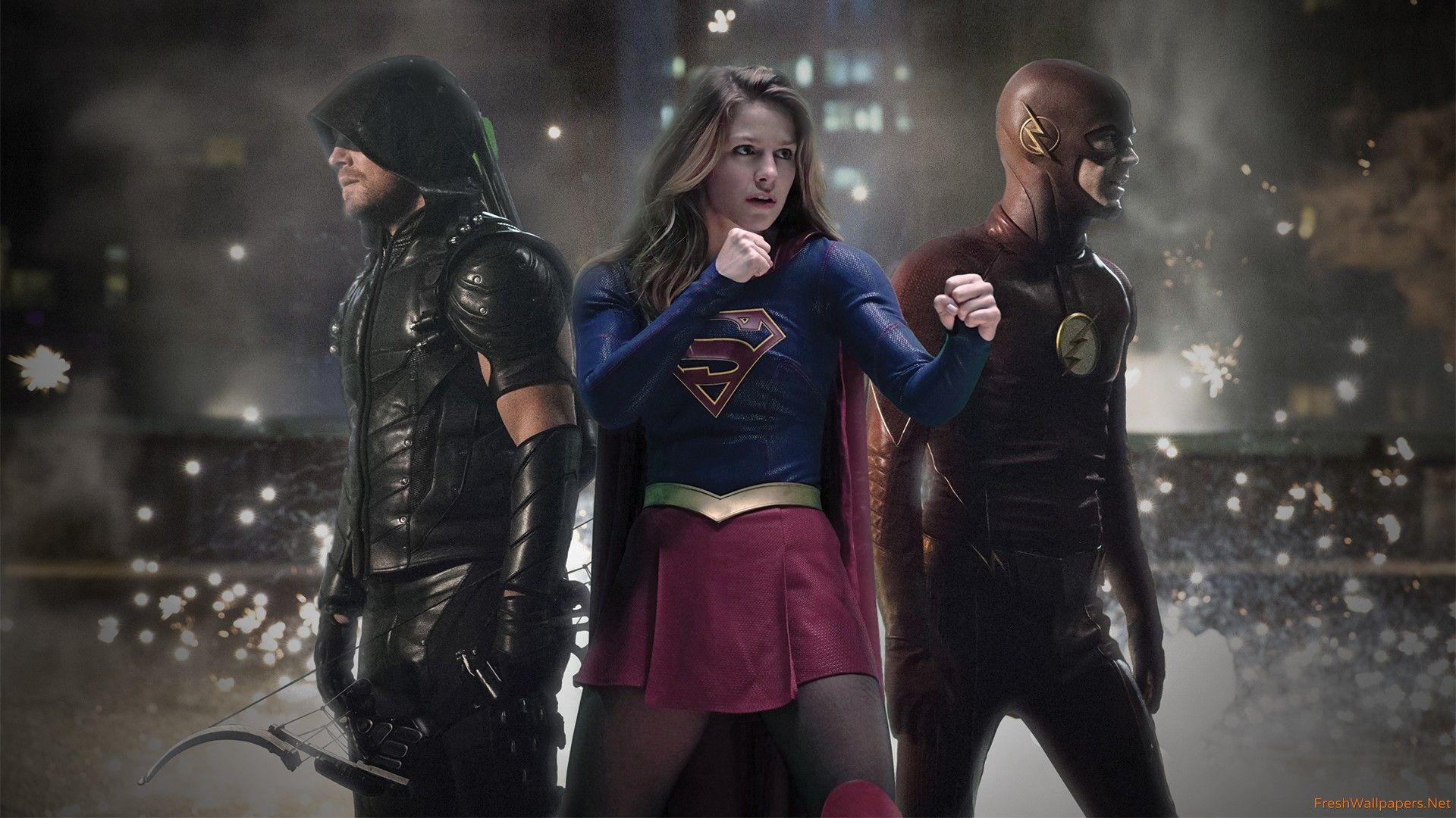 1920x1080 Legends Of Tomorrow Flash Arrow Supergirl wallpaper