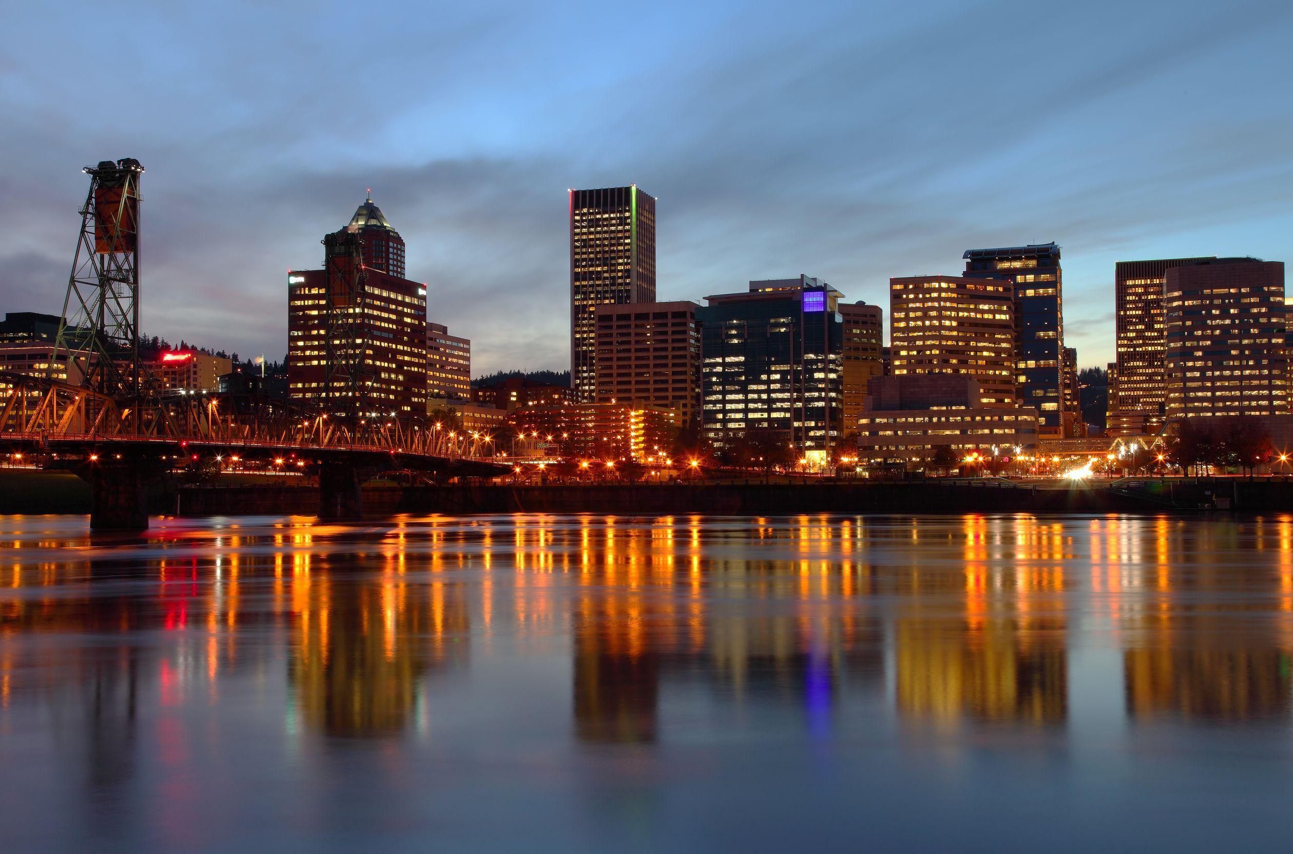 Portland Skyline Wallpapers - Top Free Portland Skyline Backgrounds ...