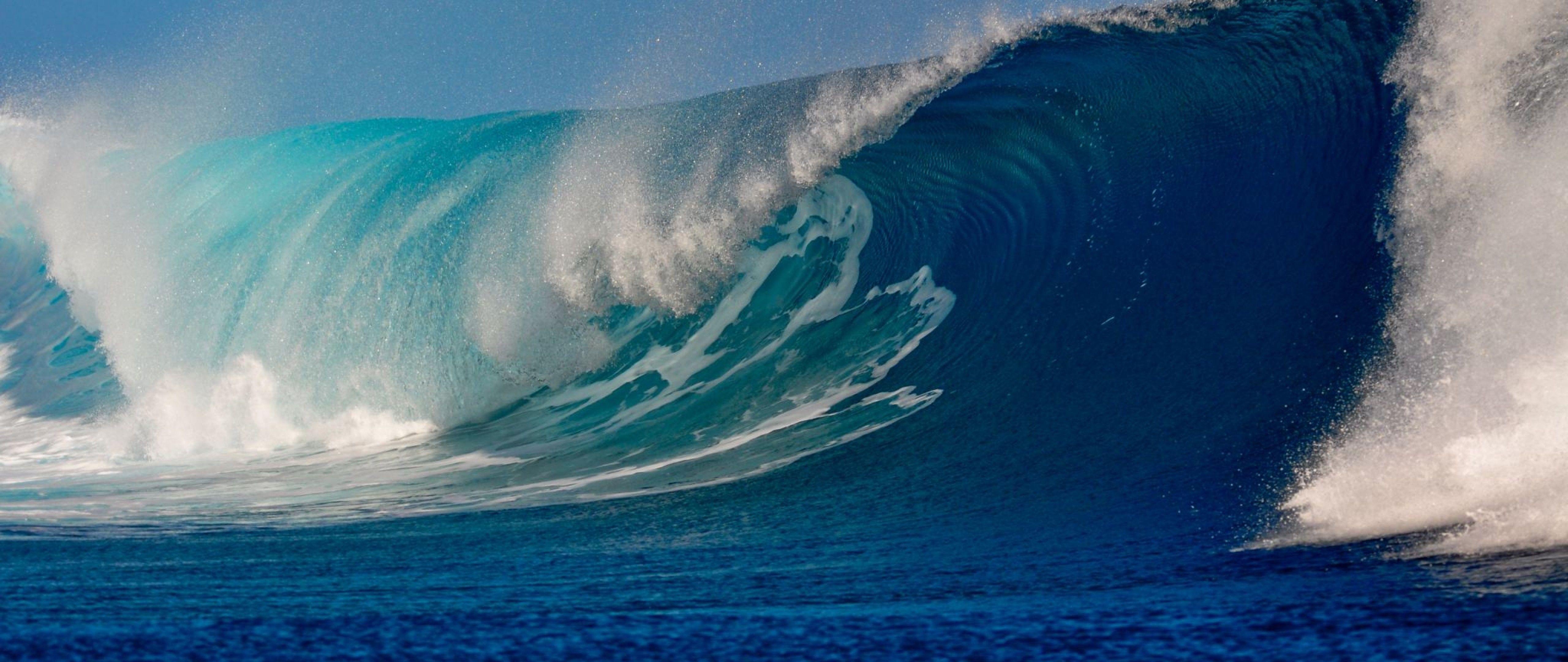 5120x2160 Beautiful Ocean Waves Live Wallpaper For Desktop And