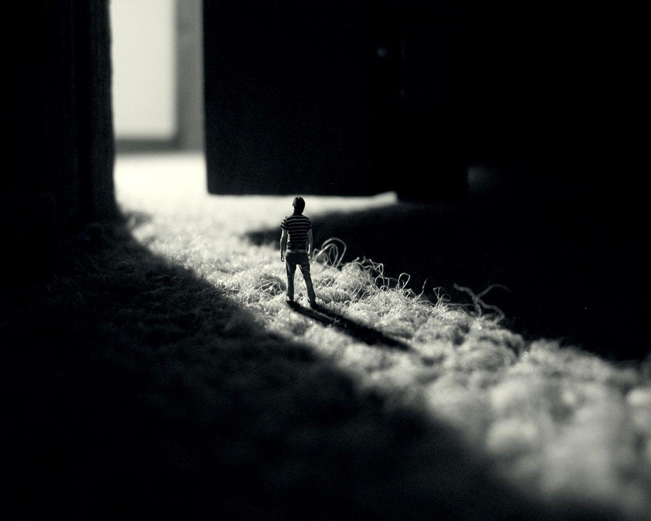 1280x1024 Person in miniature wallpaper. Person in miniature