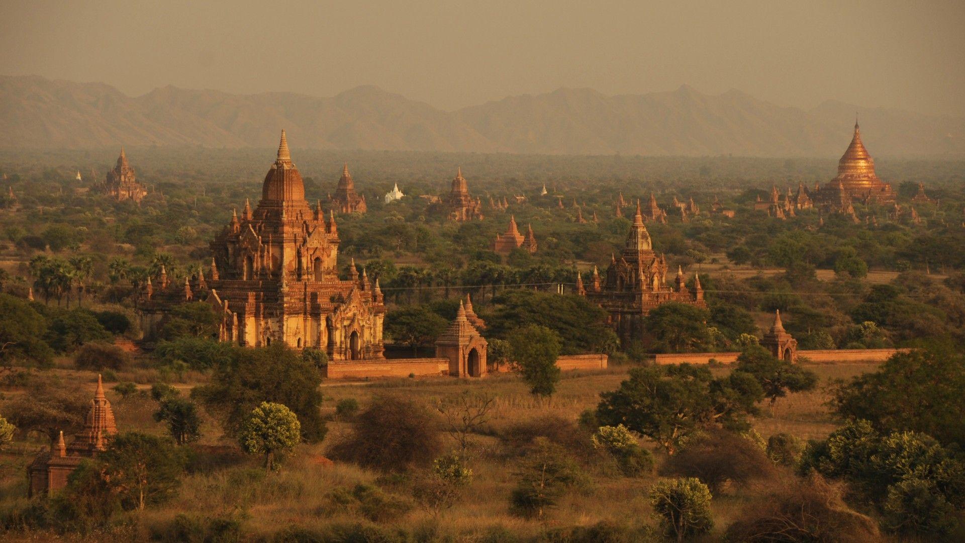 1920x1080 Wallpaper Bagan Temples, Myanmar, travel, tourism, booking, Travel