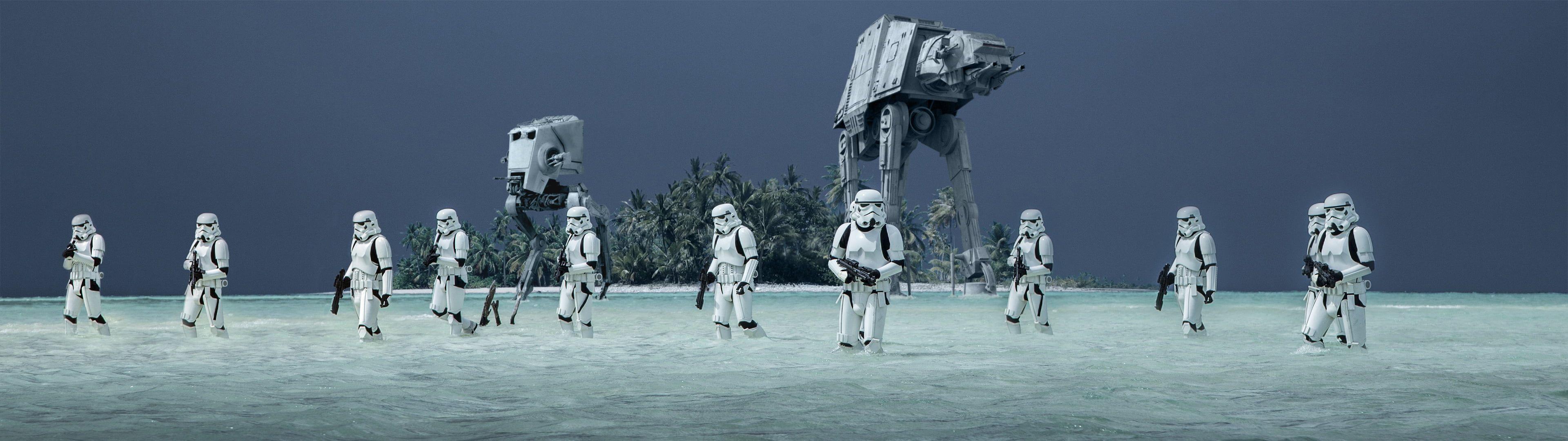 3840x1080 Storm troopers, Star Wars, Rogue One: A Star Wars Story, Storm