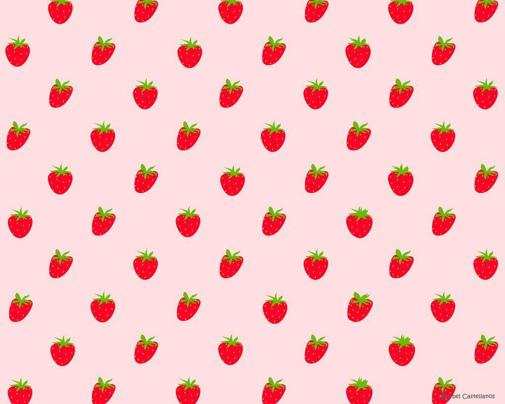 1024x819 Strawberry Wallpaper