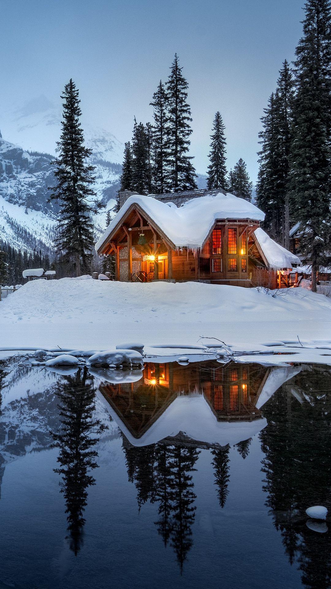 1080x1920 Mountains Snow Lake to see more #beautiful #landscape