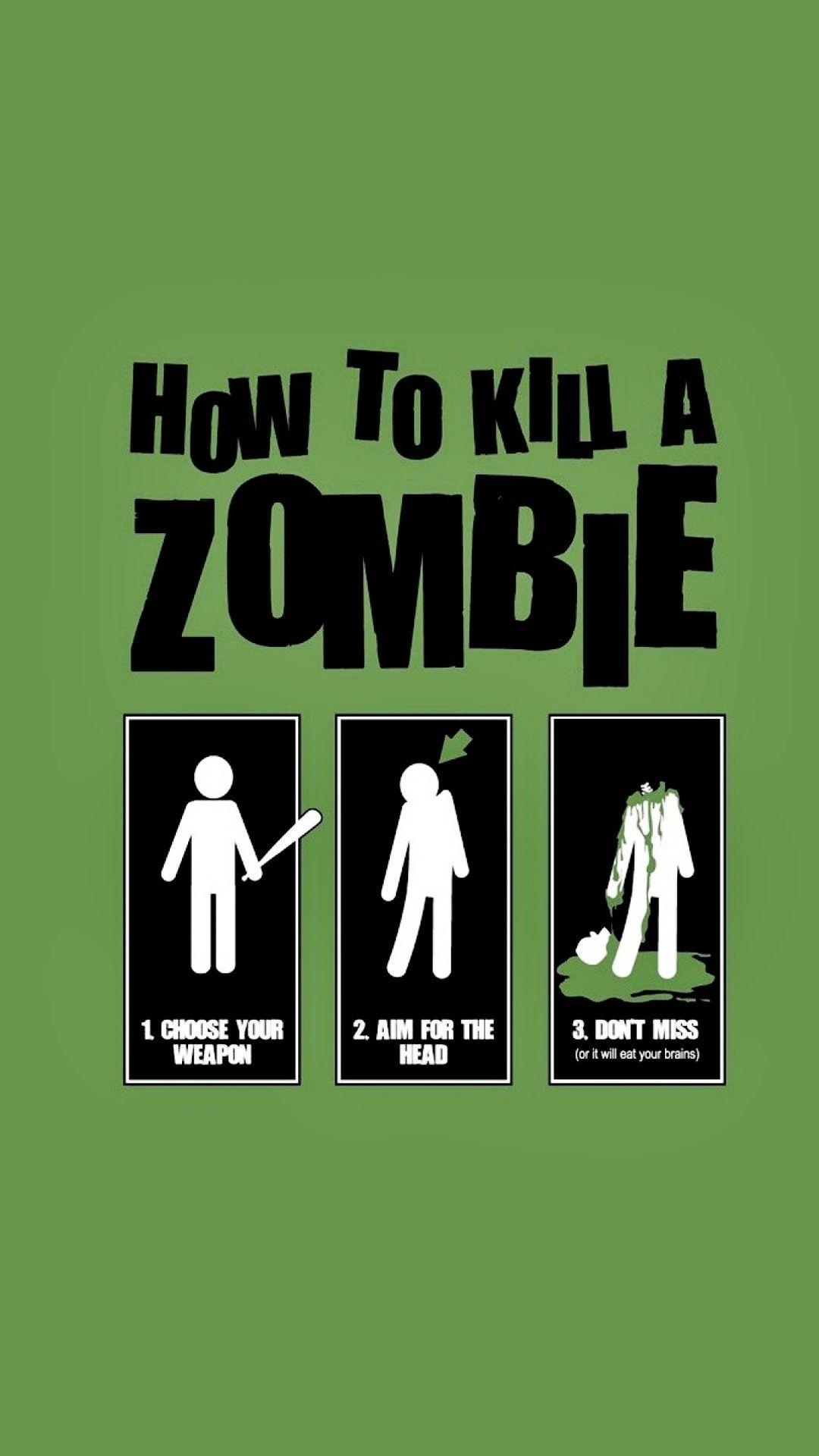 1080x1920 Tap image for more iPhone quotes wallpaper! kill zombie