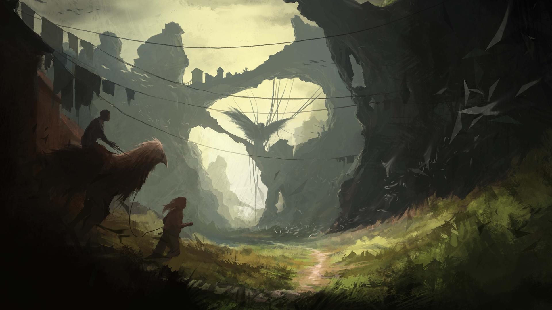 1920x1080 fantasy art, Birds, Chocobo Wallpaper HD / Desktop and Mobile
