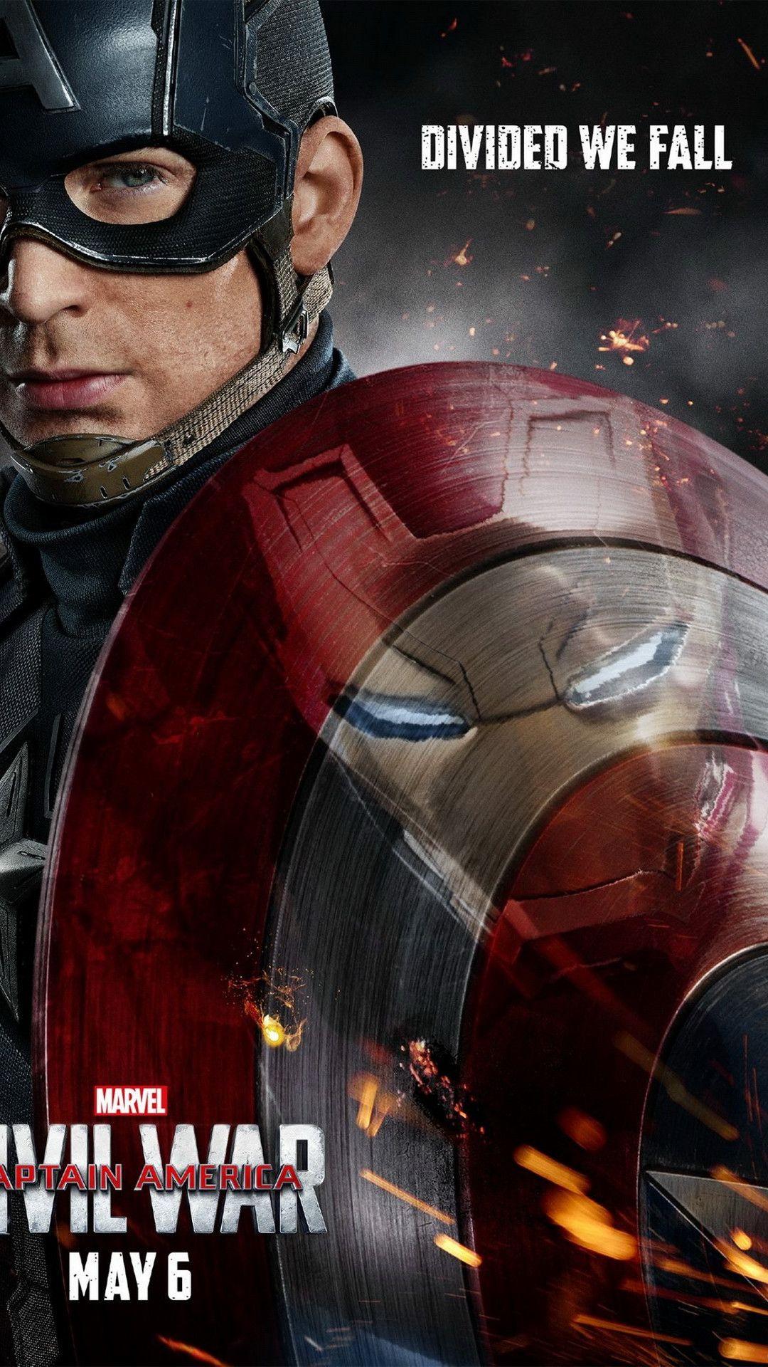 1080x1920 Captain America Shield iPhone Wallpaper