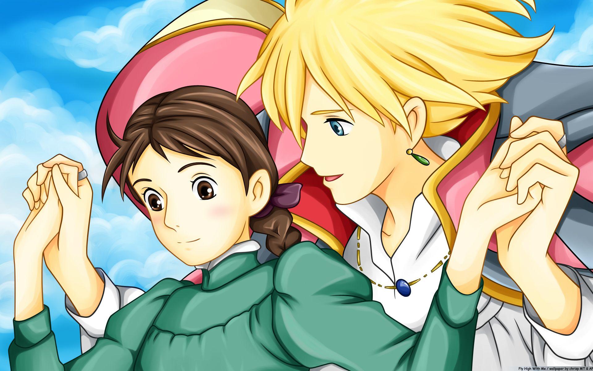 1920x1200 Howl's Moving Castle Wallpaper: Fly High With Me