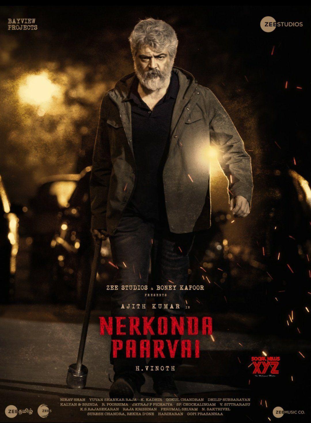 1080x1468 Ajith's Nerkonda Paarvai Movie Latest Mass Poster. HD movies