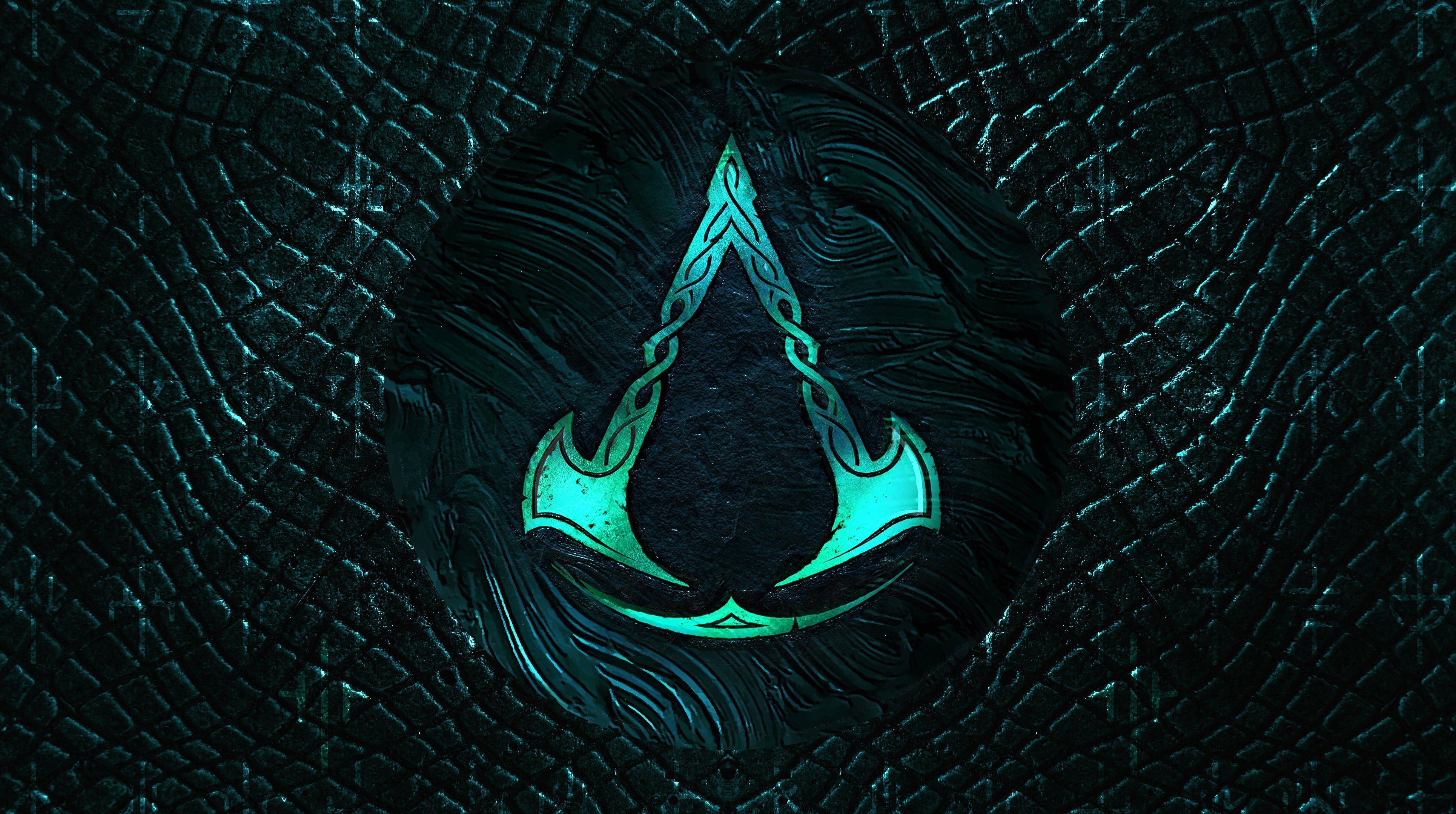 3860x2160 Assassin's Creed Valhalla 4K Logo Wallpaper SyanArt Station