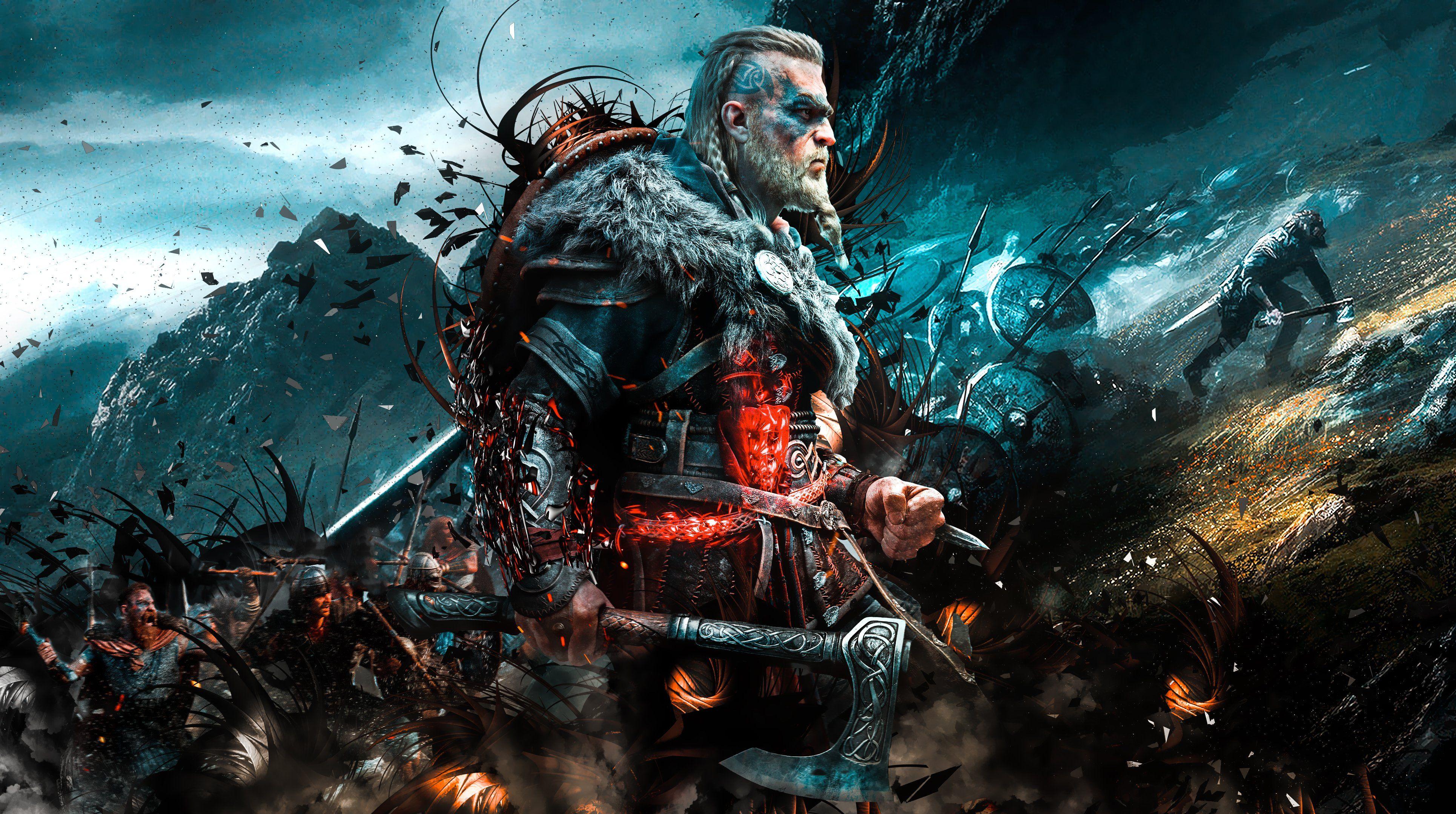 3860x2160 Assassin's Creed Valhalla Ragnarök 4K Wallpaper SyanArt Station
