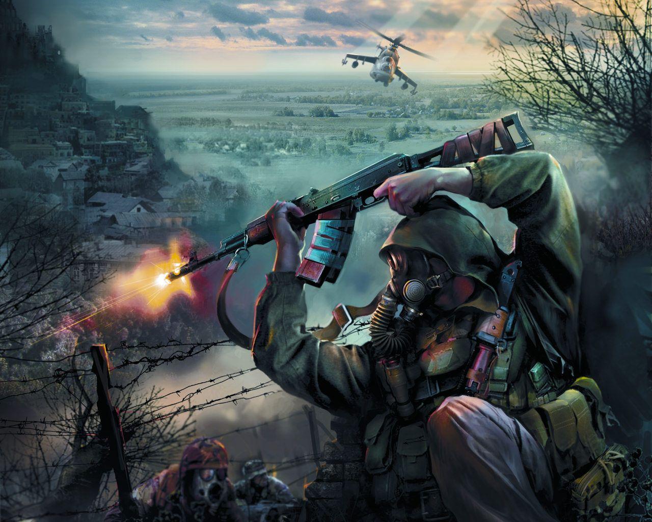 1280x1024 Badass America Wallpaper