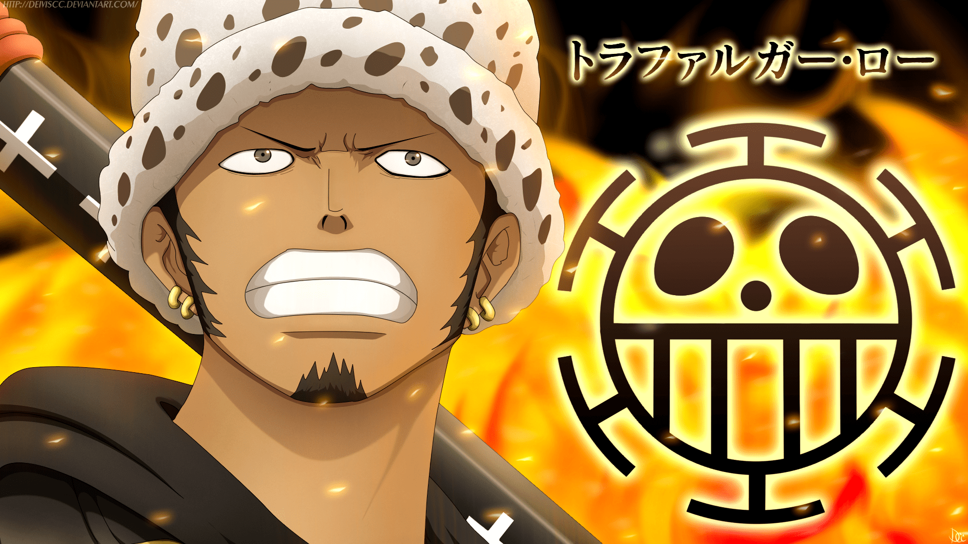 1920x1080 Trafalgar Law Anime One Piece Deiviscc HD wallpaper