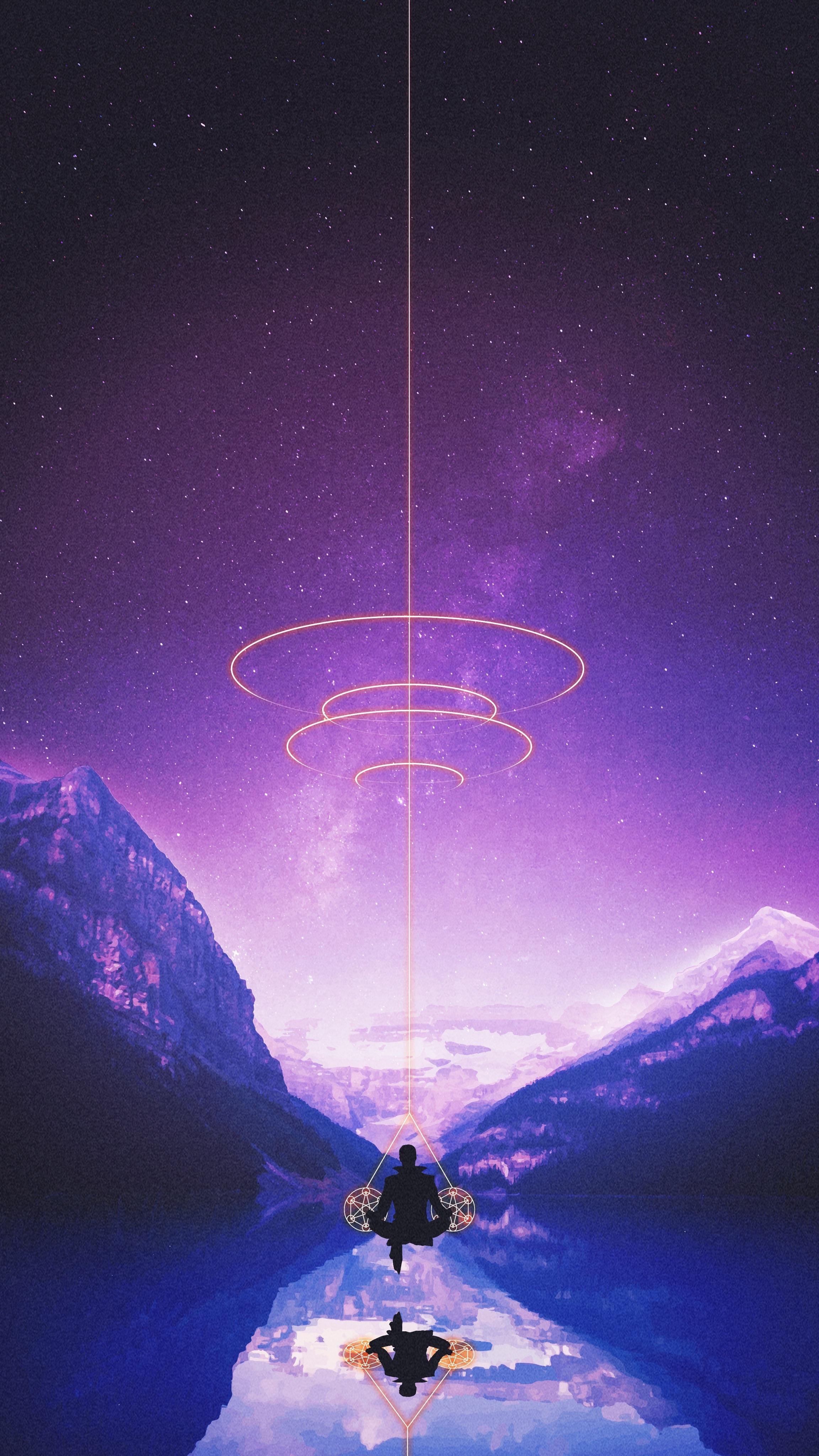 2304x4096 Here's a fun Dr. Strange digital piece I️ did. Also, it's