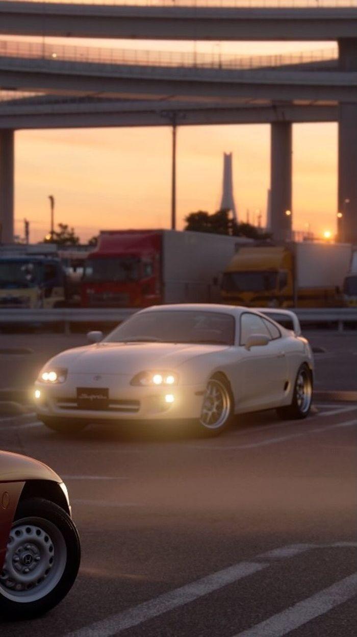 700x1248 Supra phone wallpaper I made in Gran Turismo Sport