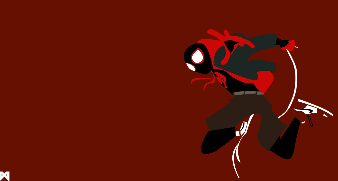 1344x720 Spider Man Into The Spider Verse Characters + Scarlet Spiders Ben