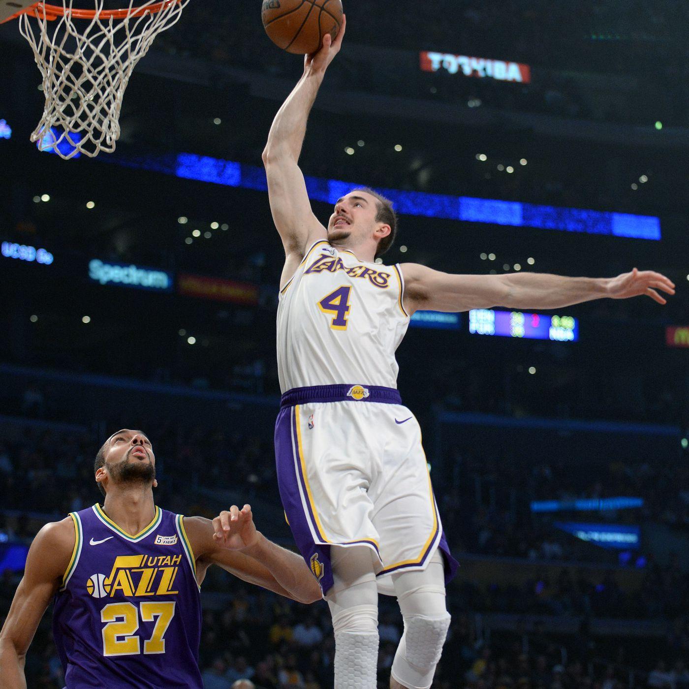 1400x1400 Lakers: Alex Caruso has enjoyed being a fan favorite; has enjoyed