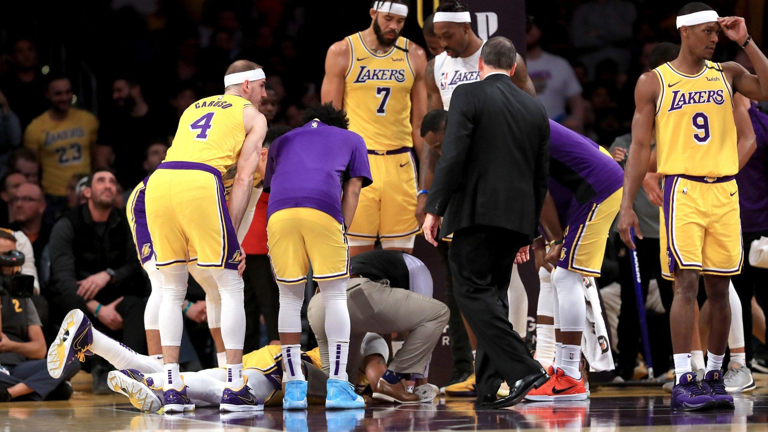 2560x1440 Anthony Davis Bruises Back In Lakers' 117 87 Win Over Knicks