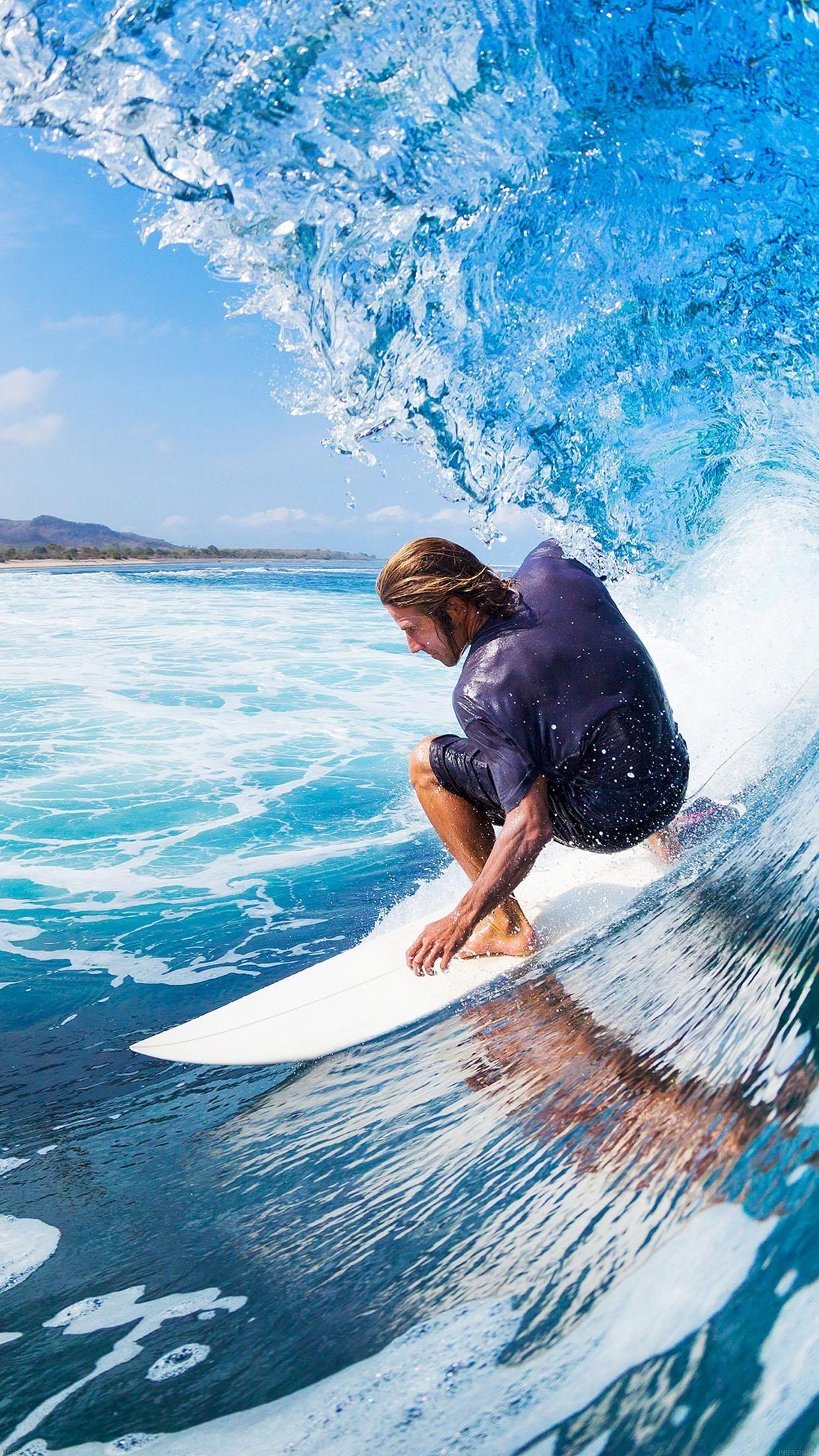 1242x2208 Surf Wave Sea Ocean Sports Download Free HD Wallpaper for iPhone