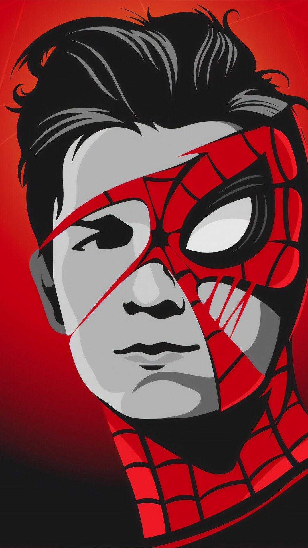 1080x1920 Tom Holland Spiderman Mask htc one wallpaper, free