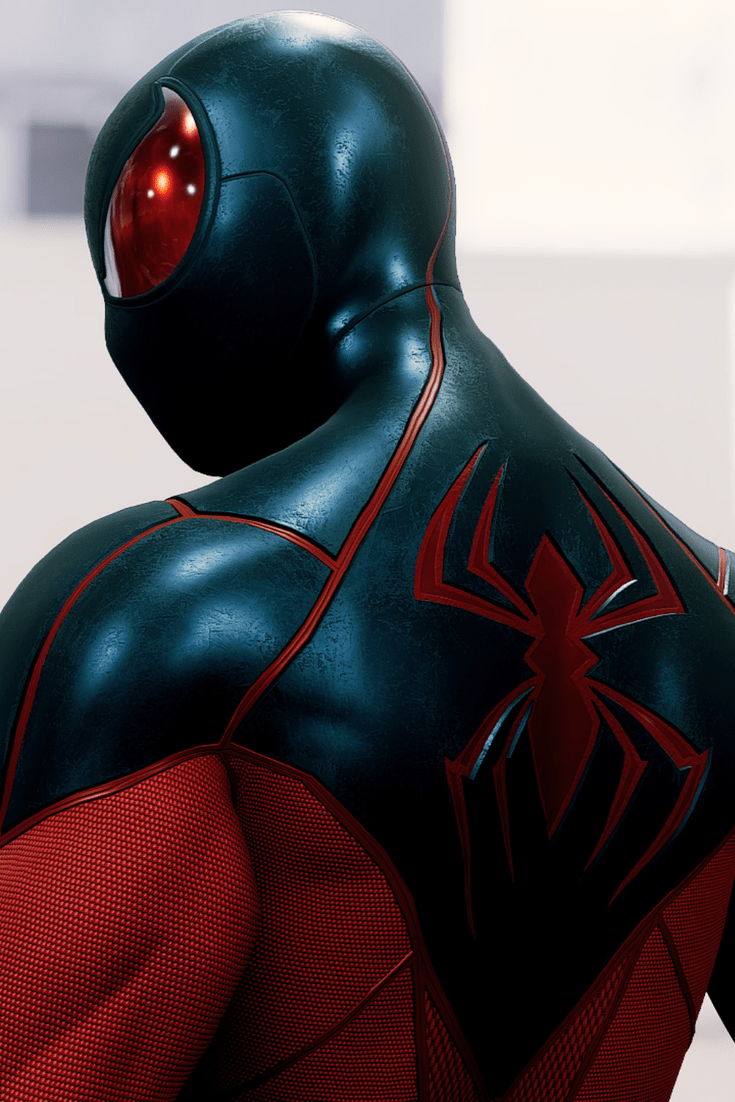 735x1102 Spiderman PS4 Wallpaper y Fondos de Pantalla. Black spiderman