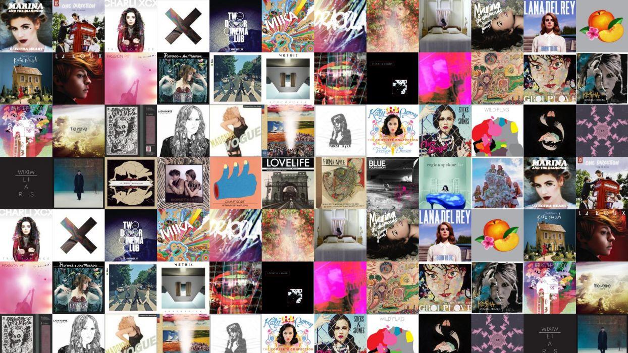 1244x700 Collage tile tiles music r wallpaperx1080