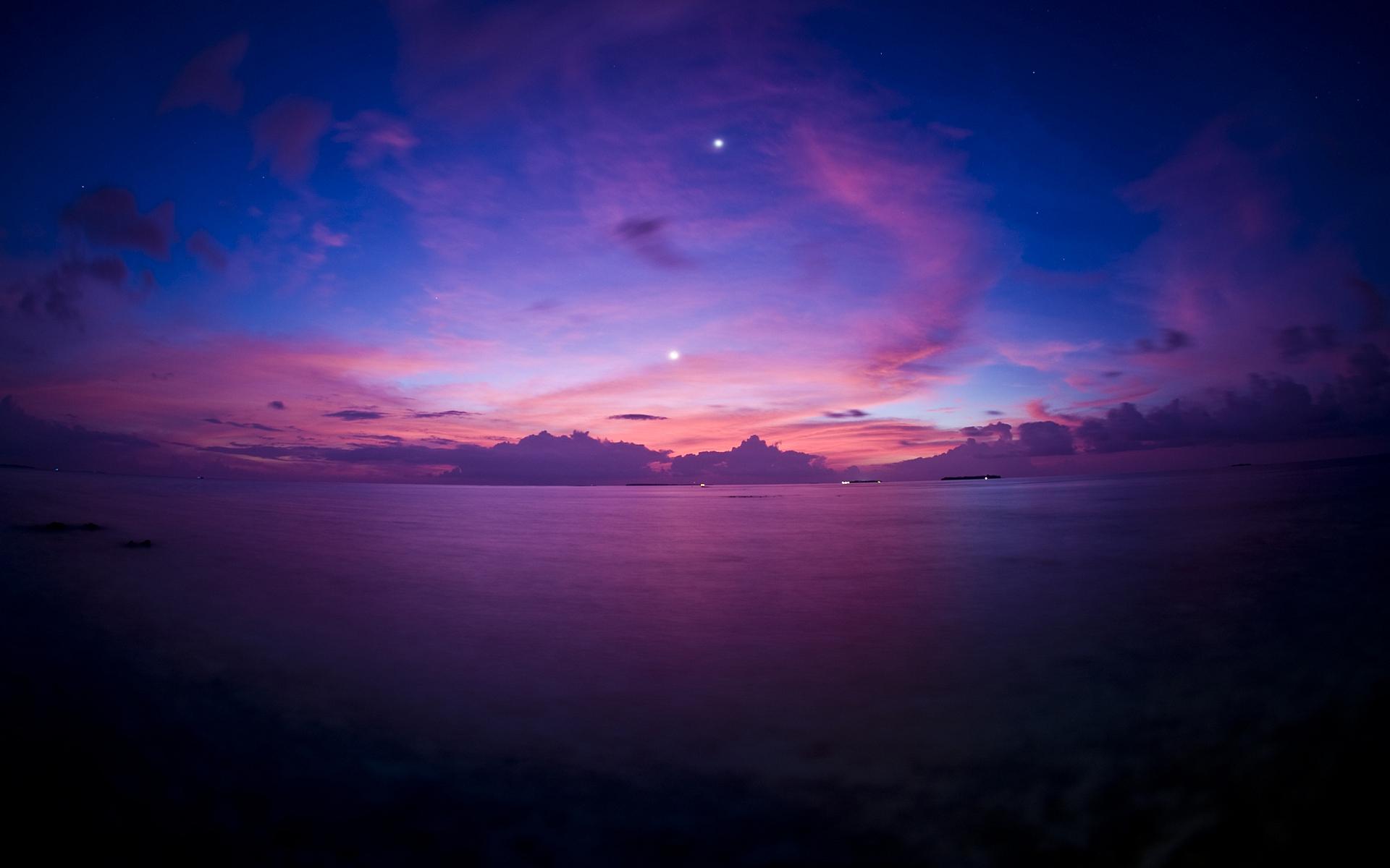 1920x1200 Purple Landscape Wallpaper