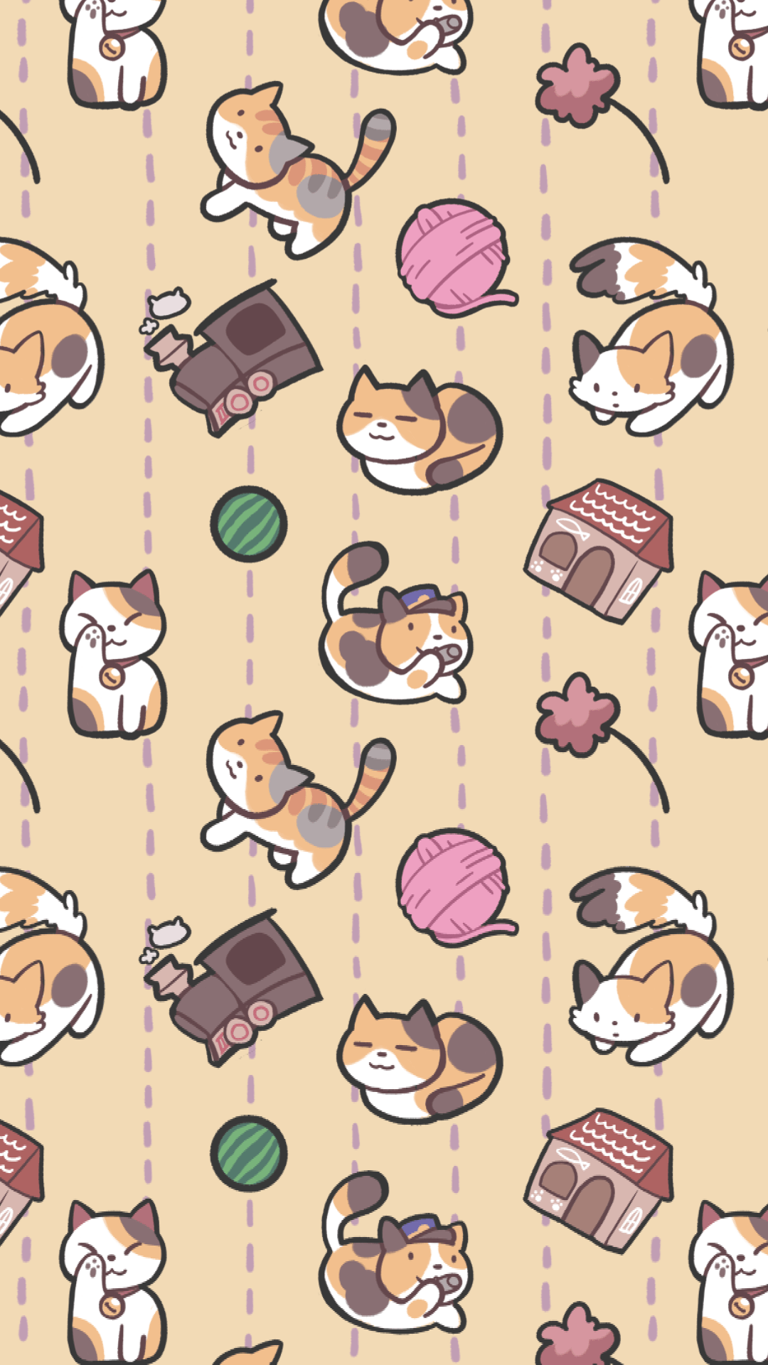 Neko Atsume Wallpapers Top Free Neko Atsume Backgrounds WallpaperAccess