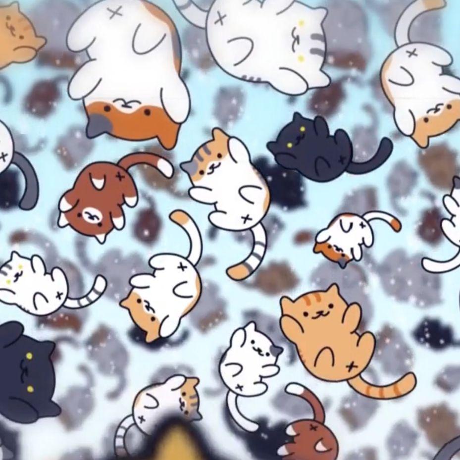 929x929 Steam Workshop - Neko Atsume Winter Version Live Wallpaper