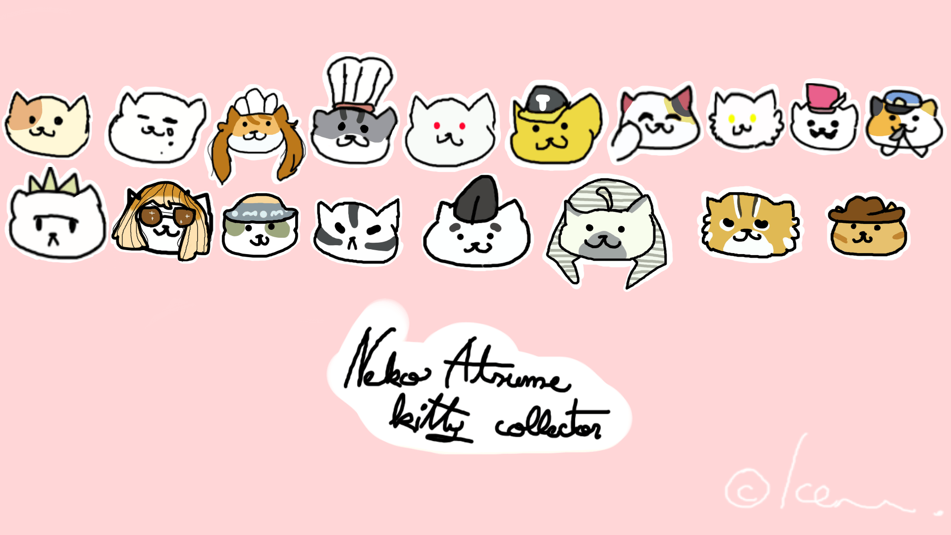 1920x1080 Neko Atsume Rare Cats Wallpaper