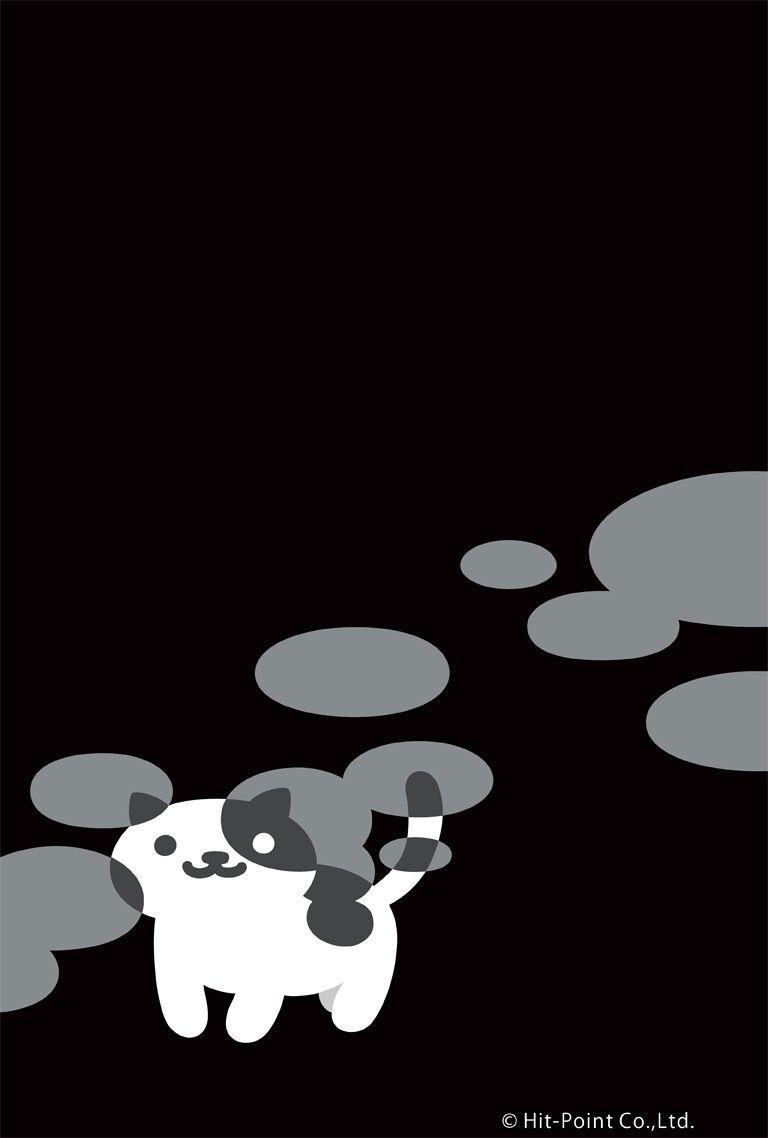 768x1138 Got my first Neko Atsume wallpaper! nekoatsume cats kit