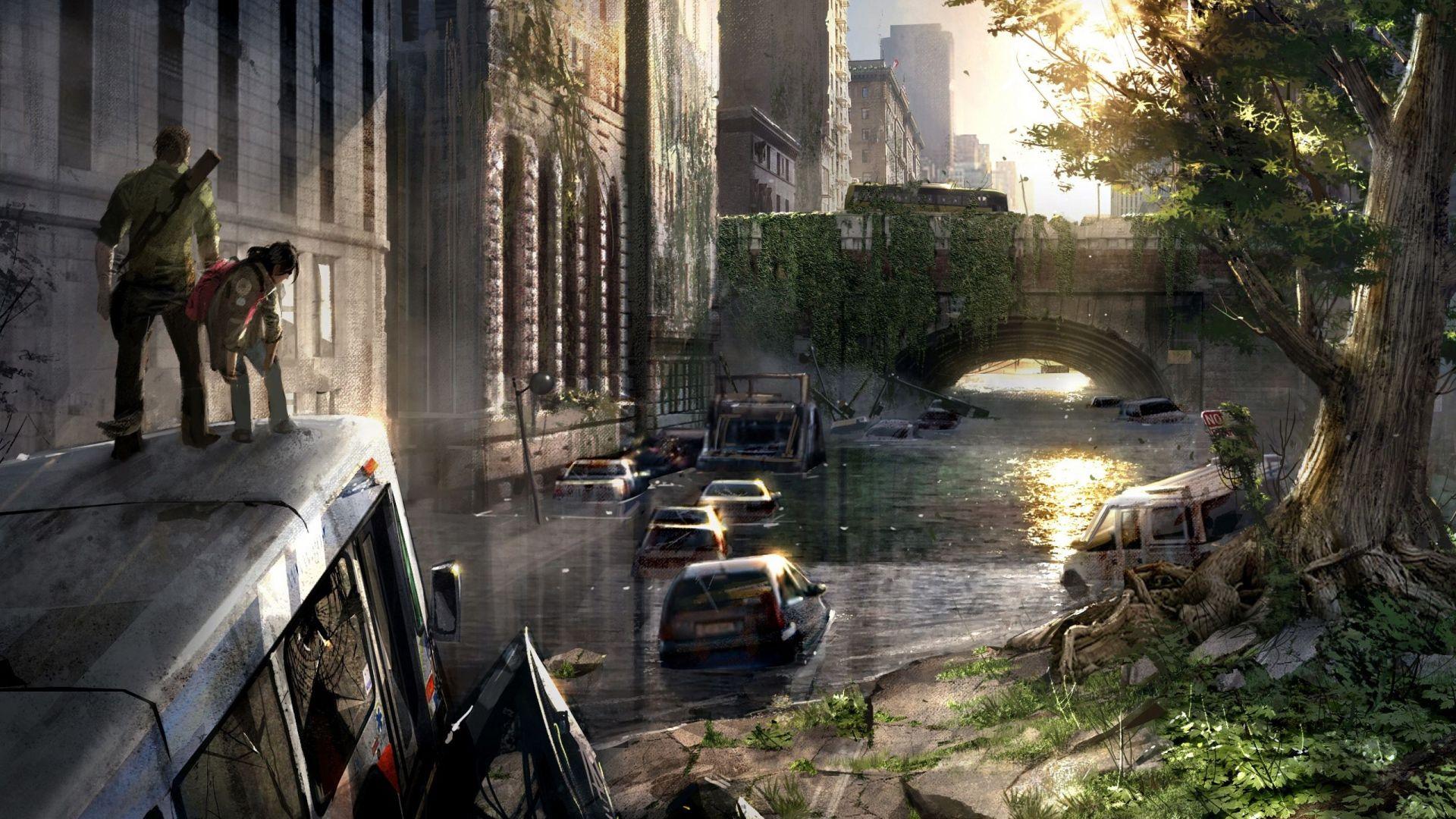1920x1080 The Last of us : empty city Desktop wallpaper 1920x1080