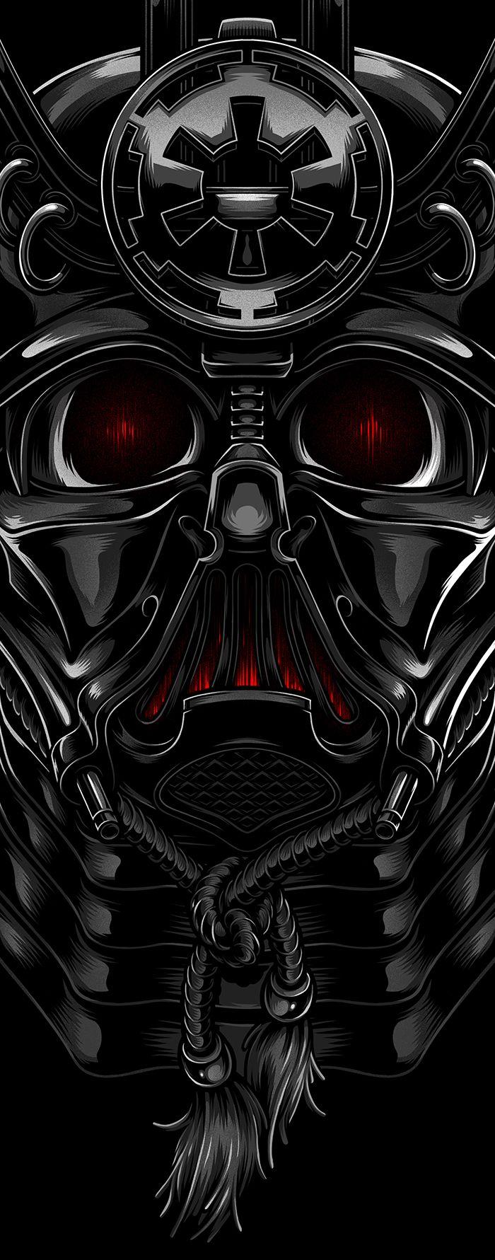 700x1781 Darth Vader Samurai version. Star Wars. Samurai, Darth