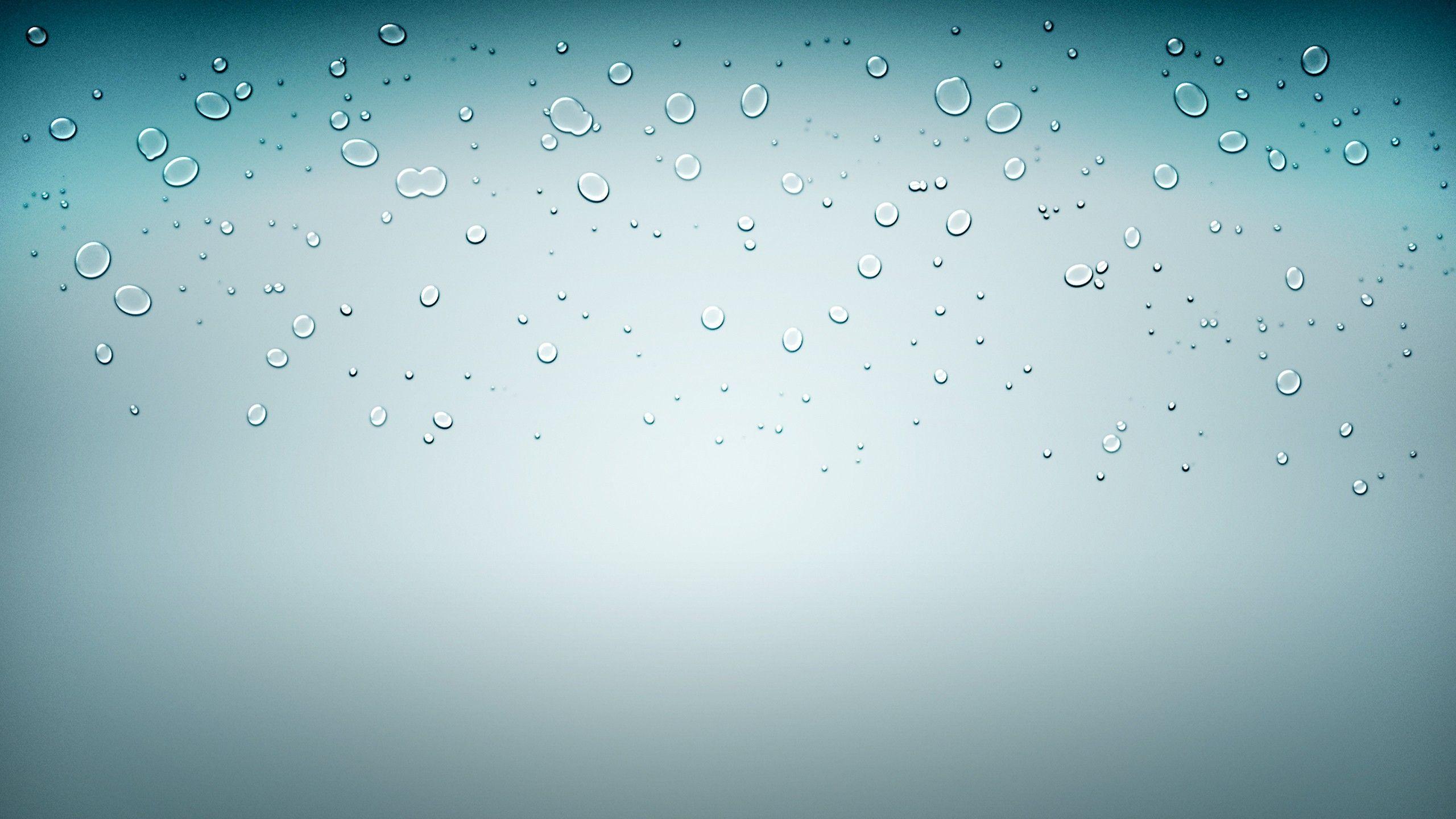2560x1440 Daily Wallpaper: Minimal Water Drops. I Like To Waste My Time