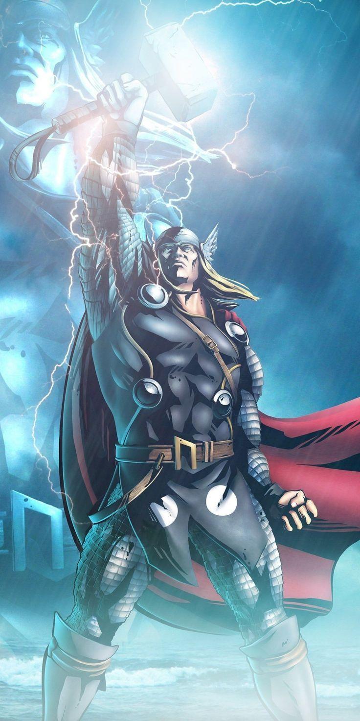 736x1472 Jaw Dropping Wallpaper Marvel, Lightning God, Thor, Art, 1080x2160