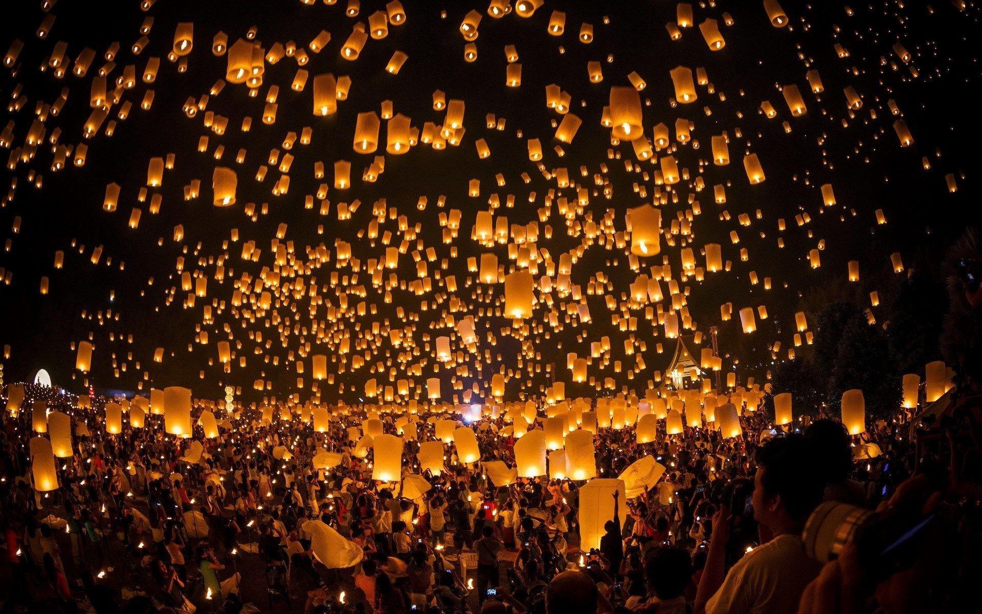 1920x1200 Lantern Festival Wallpaper