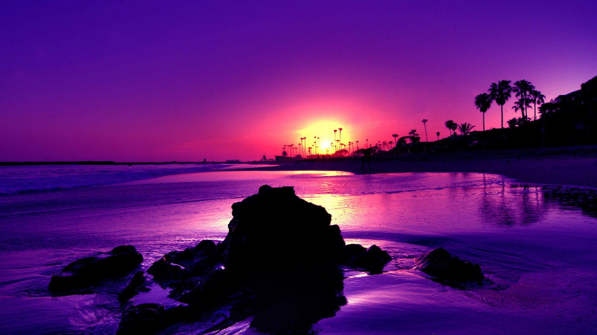 1920x1080 Purple Wallpaper for Desktop