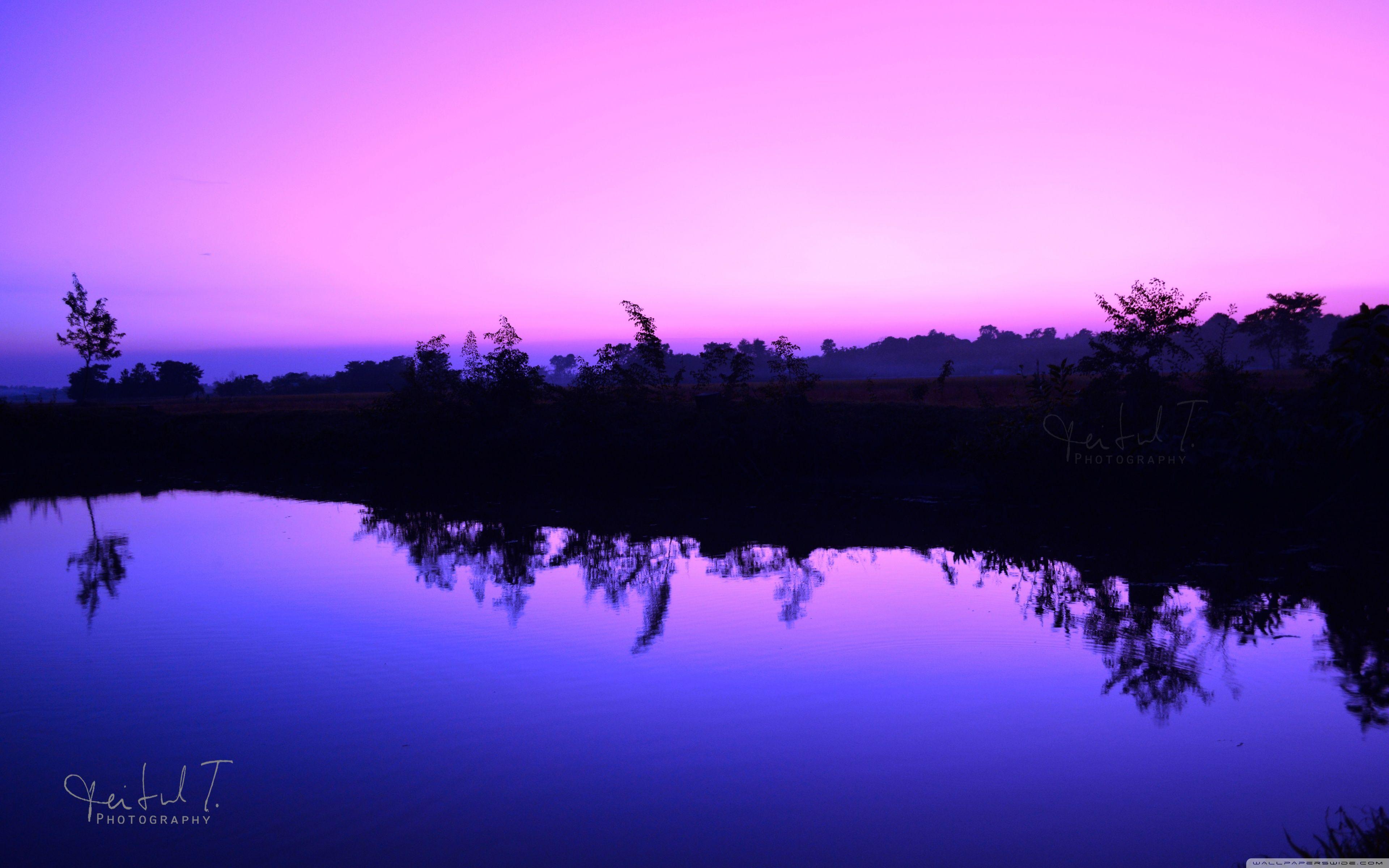 3840x2400 Purple Sky Ultra HD Desktop Background Wallpaper for 4K UHD TV