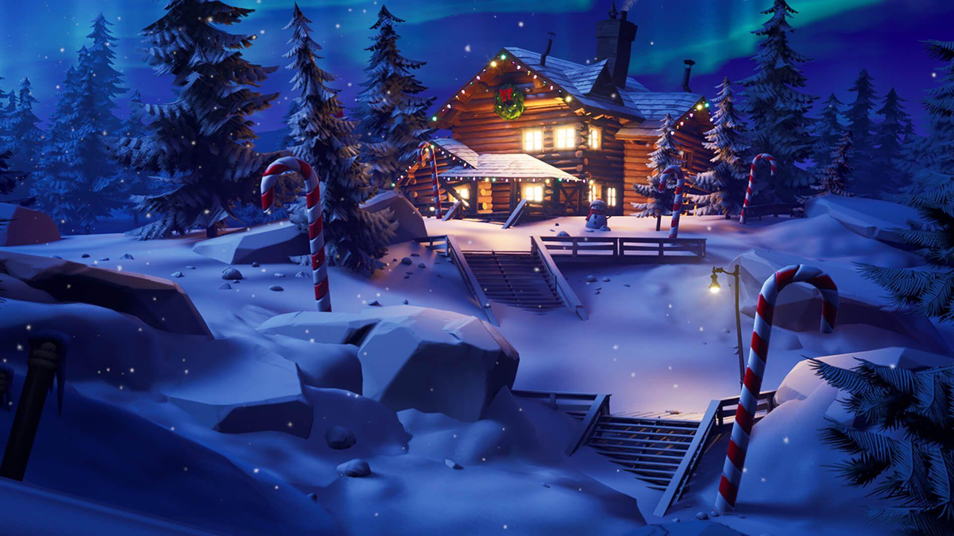 Fortnite Winterfest Wallpapers Top Free Fortnite Winterfest Backgrounds Wallpaperaccess