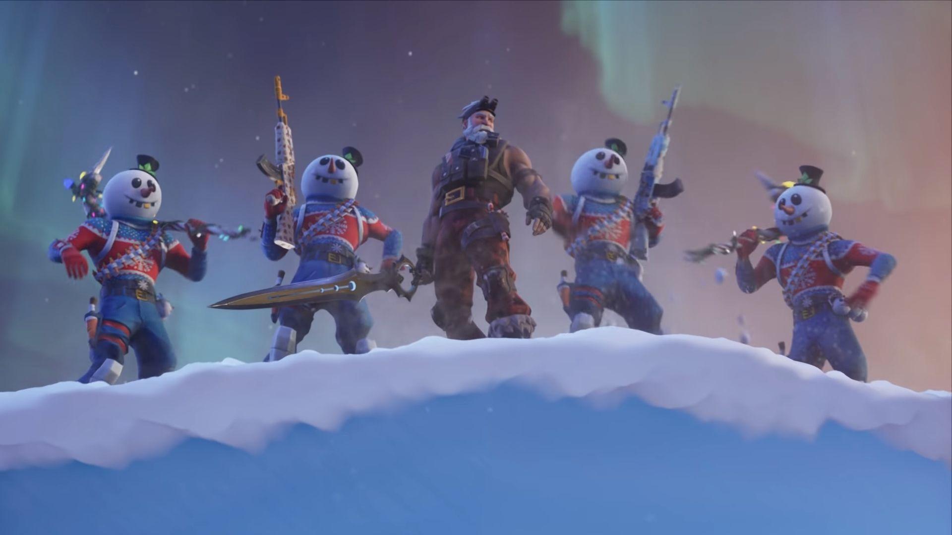 Fortnite Winterfest Wallpapers - Top Free Fortnite Winterfest ...