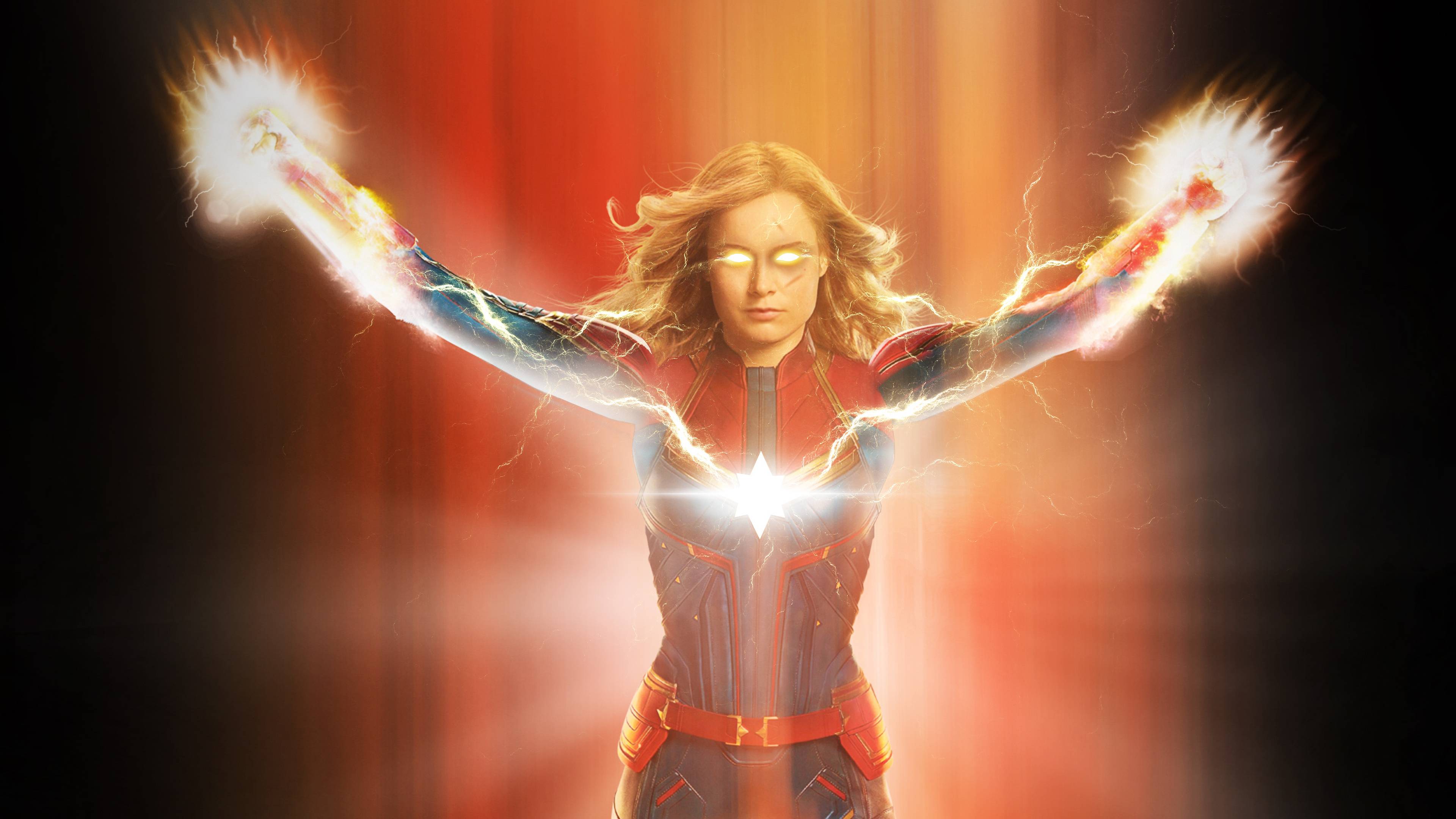 3840x2160 Captain Marvel (Movie 2019) 4K 8K HD Wallpaper