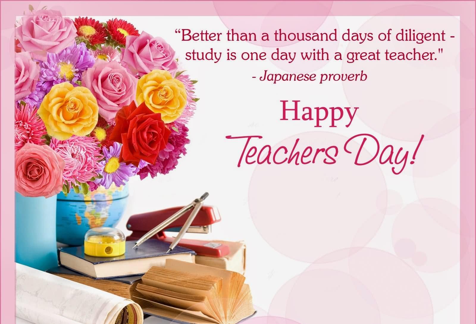 1600x1091 Wonderful Happy Teacher's Day Wish Picture And Image
