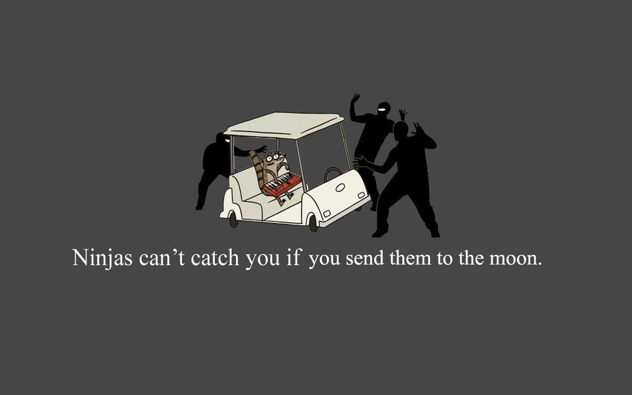 1280x800 Rigby, Ninjas, Regular Show Wallpaper HD / Desktop and Mobile