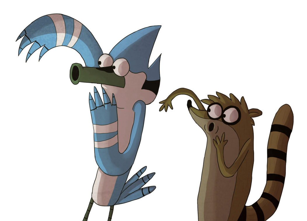 Mordecai and Rigby Nail Art - wide 6