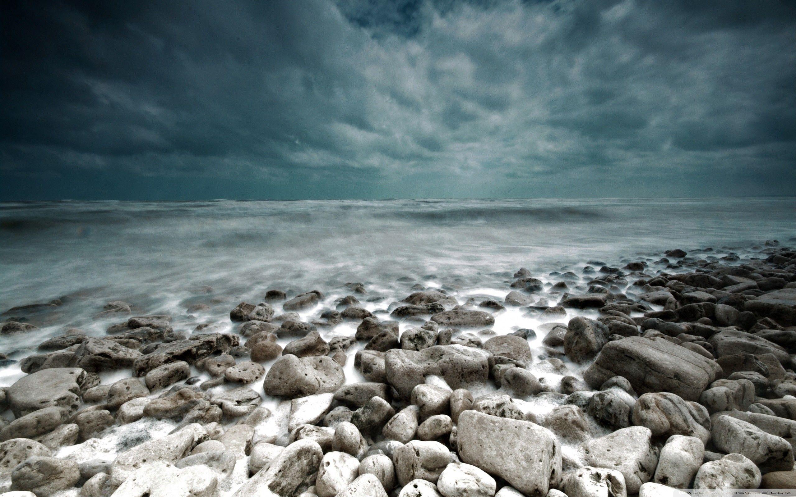 2560x1600 Stormy Ocean Wallpaper